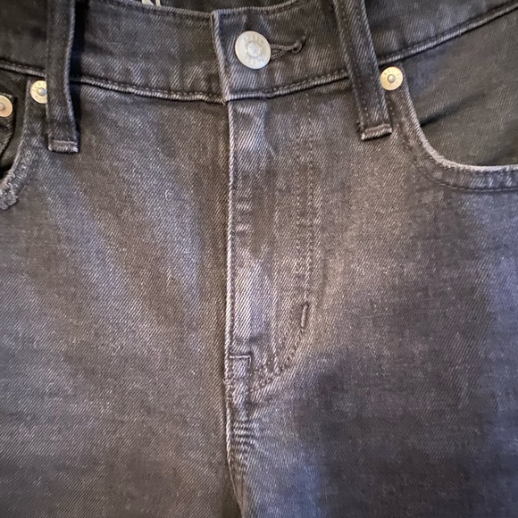 J. Crew 26Tall Black Straight Leg Boyfriend Jean - Picture 4 of 8